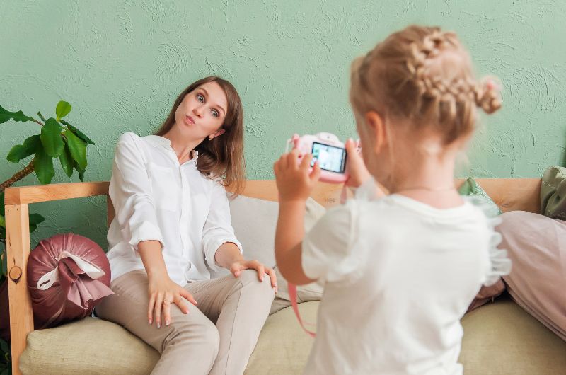 babysitter al lavoro